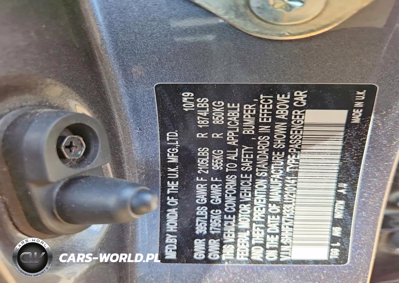 2020 Honda Civic Lx VIN:SHHFK7H33LU210141 - 13