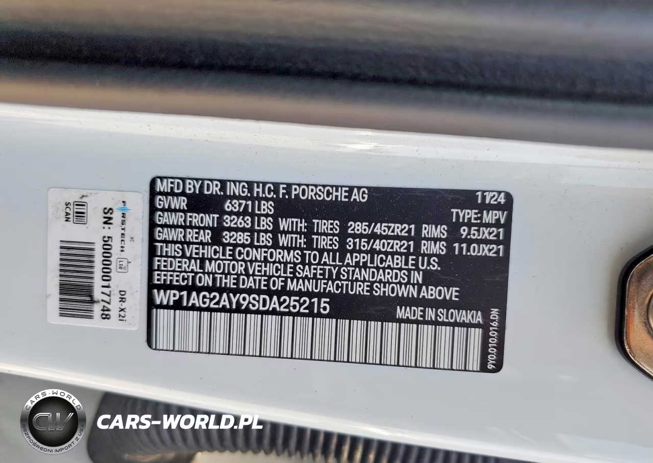 2025 Porsche Cayenne Gts VIN:WP1AG2AY9SDA25215 - 12