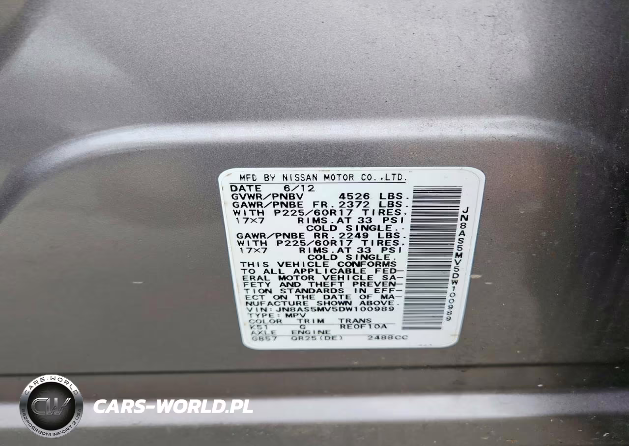 2013 Nissan Rogue S VIN:JN8AS5MV5DW100989 - 14