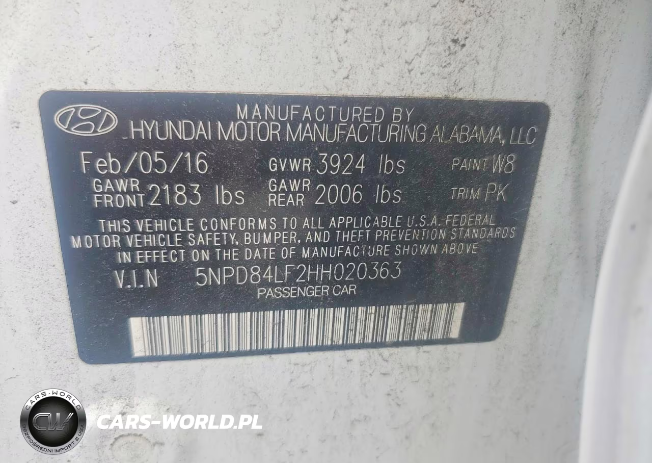 2017 Hyundai Elantra Se VIN:5NPD84LF2HH020363 - 12