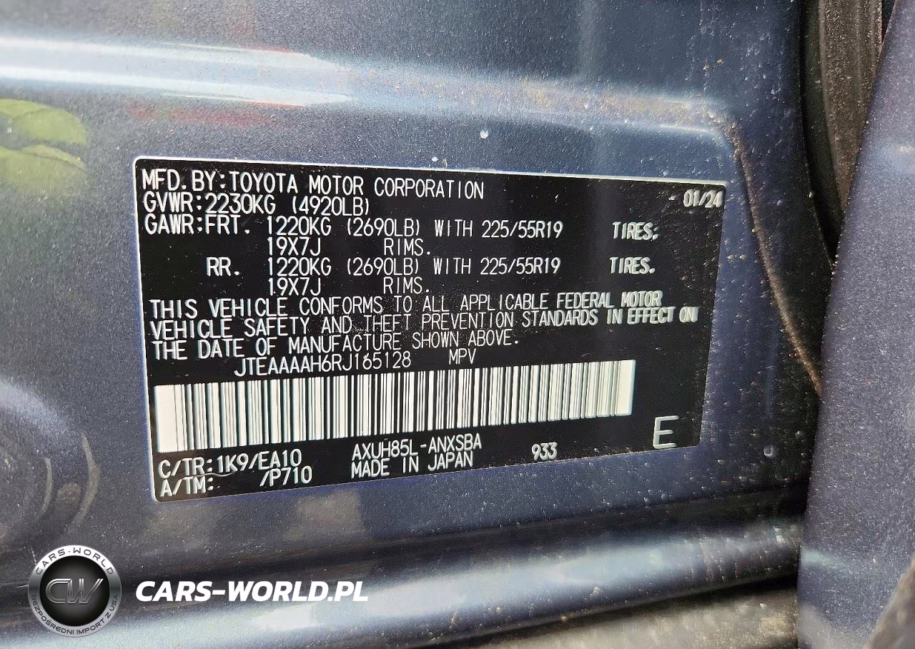 2024 Toyota Venza Limited VIN:JTEAAAAH6RJ165128 - 13