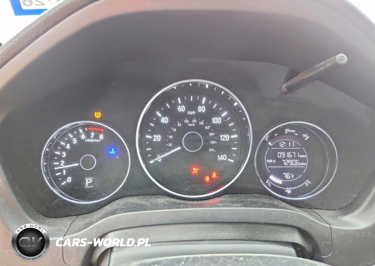 2019 Honda Hr-V Sport VIN:3CZRU6H17KM726427 - 9