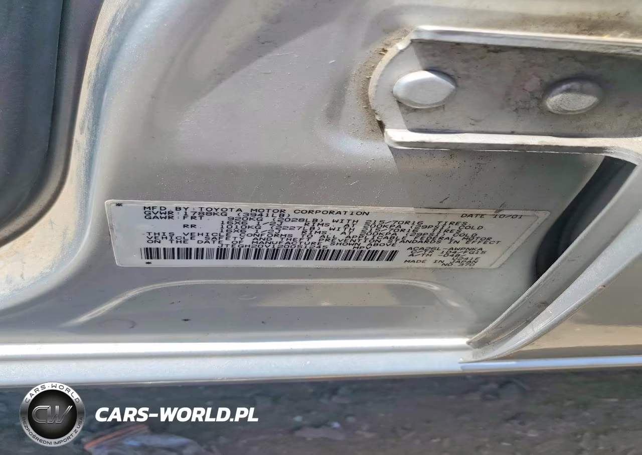 2002 Toyota Rav4 Base VIN:JTEGH20V120051245 - 13