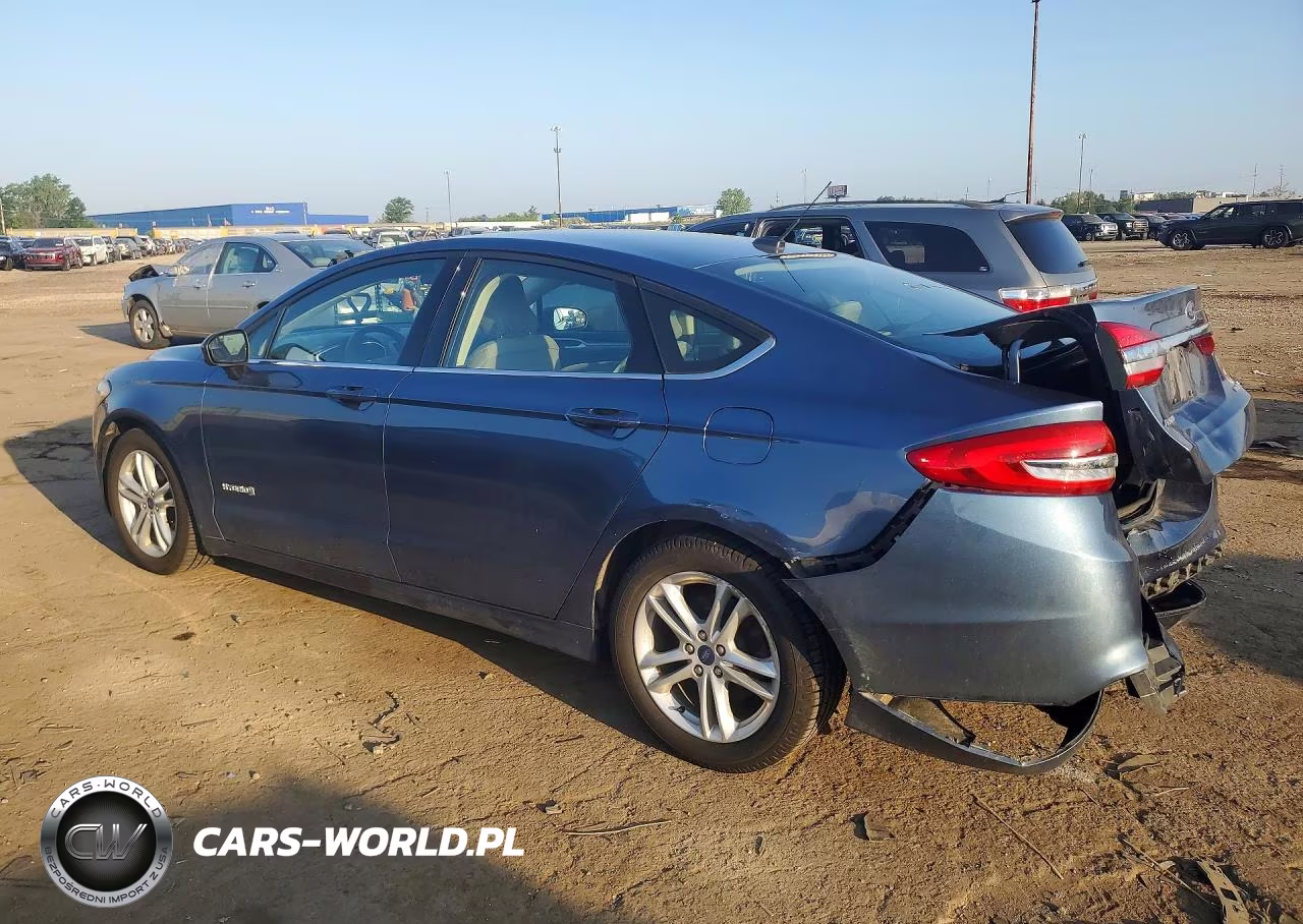 2018 Ford Fusion S Hybrid VIN:3FA6P0UU6JR259845 - 2