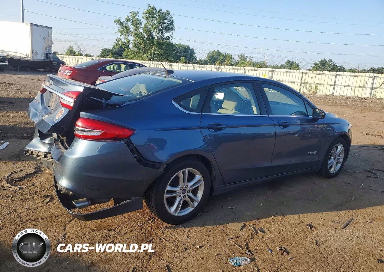 2018 Ford Fusion S Hybrid VIN:3FA6P0UU6JR259845 - 3