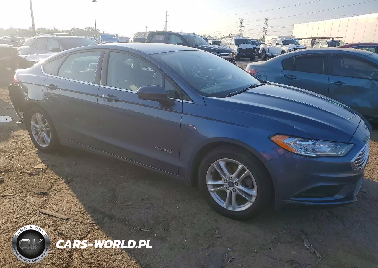 2018 Ford Fusion S Hybrid VIN:3FA6P0UU6JR259845 - 4
