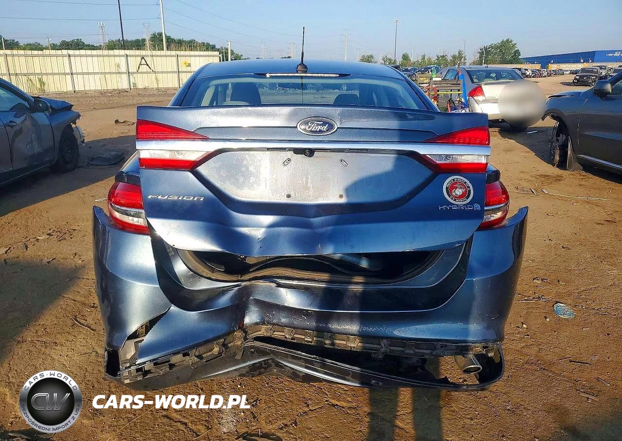2018 Ford Fusion S Hybrid VIN:3FA6P0UU6JR259845 - 6