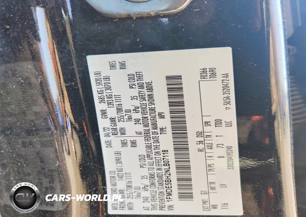 2022 Ford Bronco Base VIN:1FMDE5BH2NLB07118 - 13