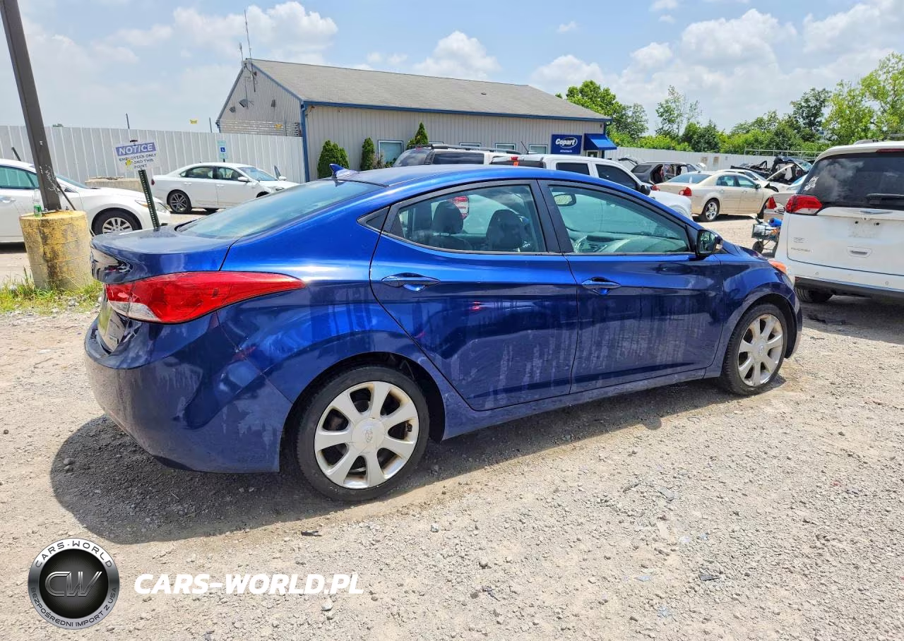 2013 Hyundai Elantra Limited VIN:KMHDH4AE3DU527245 - 3