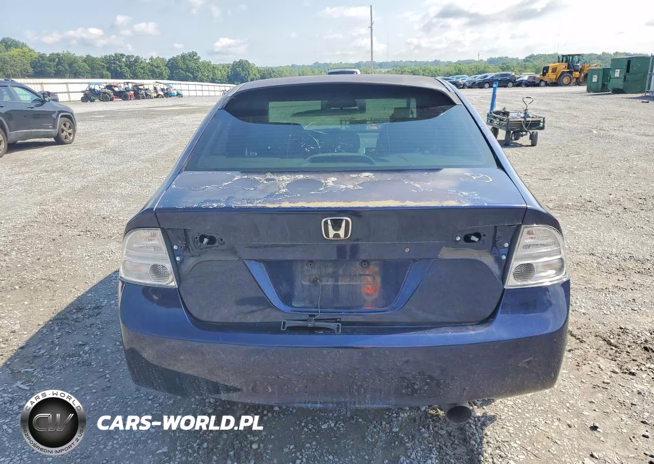 2007 Honda Civic Lx VIN:1HGFA16597L133916 - 6