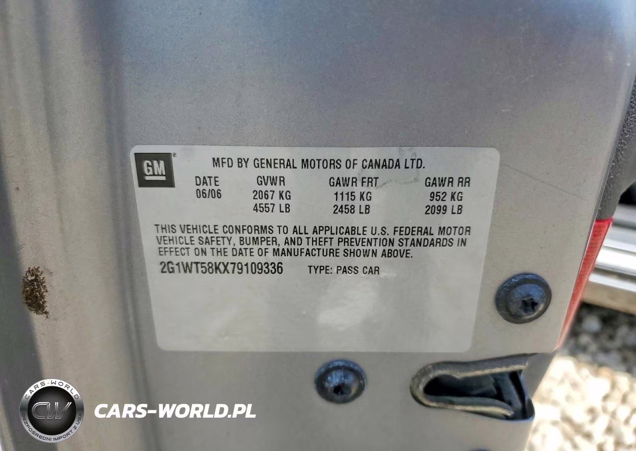 2007 Chevrolet Impala Lt VIN:2G1WT58KX79109336 - 12