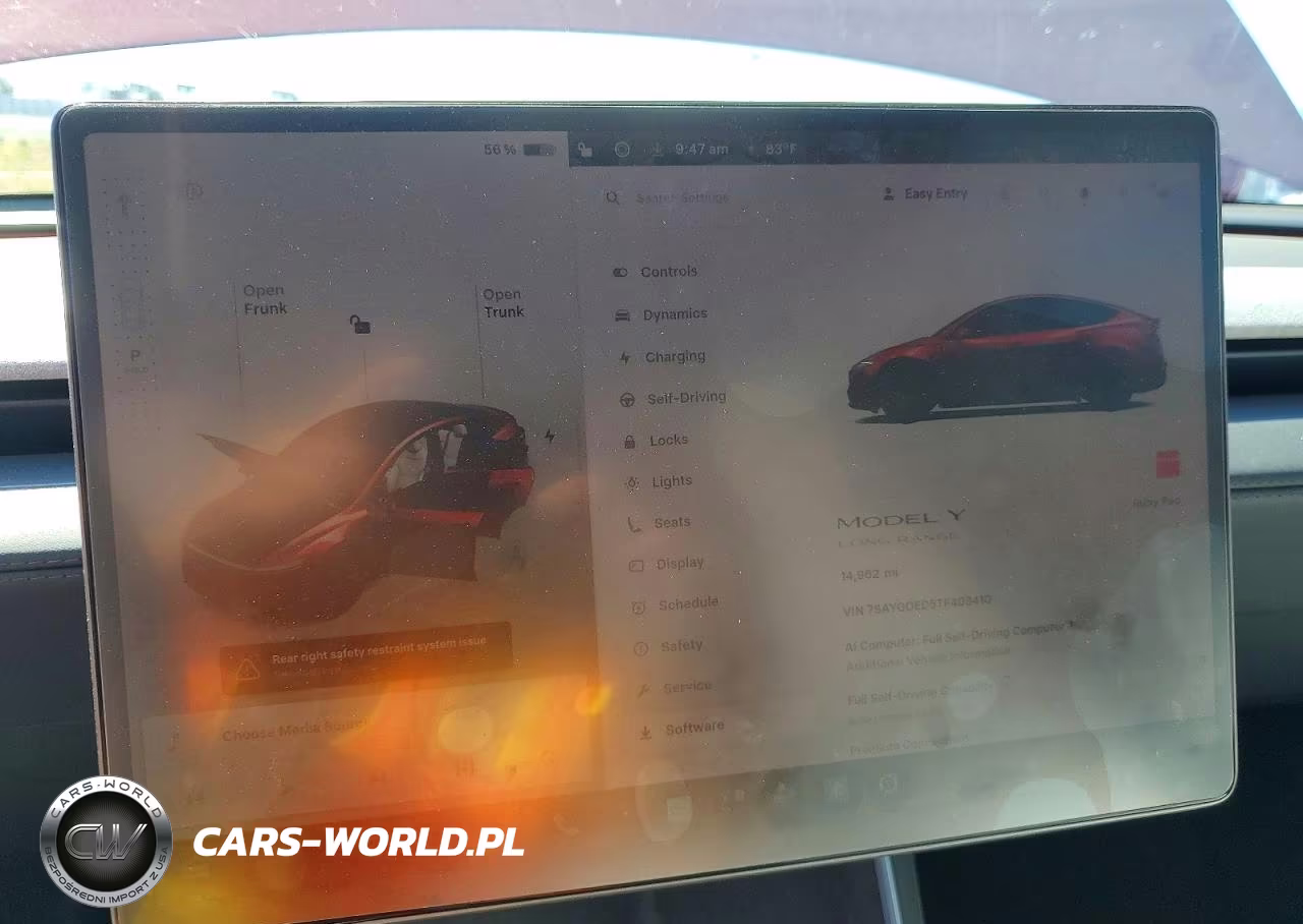 2026 Tesla Model Y VIN:7SAYGDED5TF408410 - 9