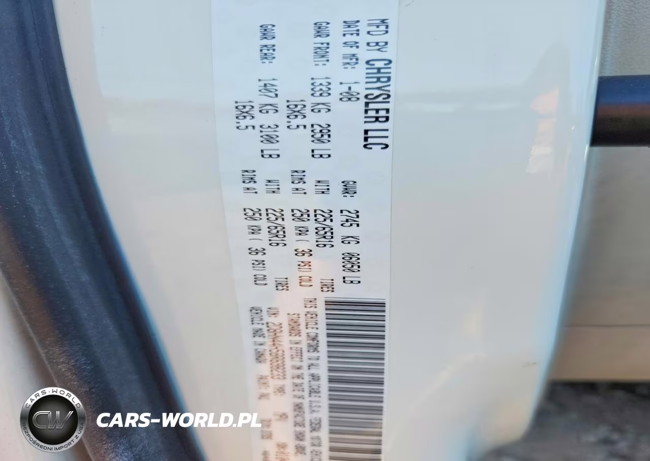 2008 Dodge Grand Caravan Se VIN:2D8HN44H58R698233 - 13