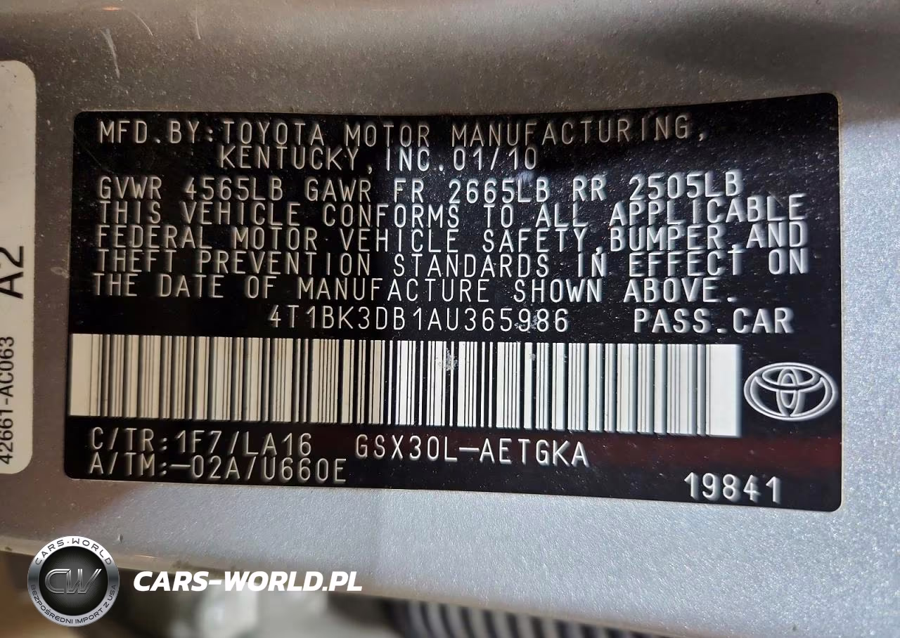 2010 Toyota Avalon Xls VIN:4T1BK3DB1AU365986 - 12