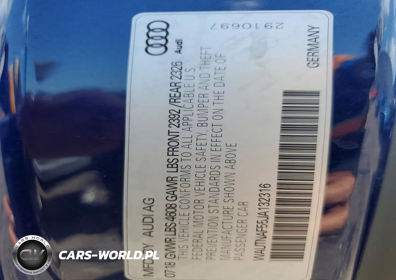 2018 Audi A5 Premium Plus S-Line VIN:WAUTNAF55JA132316 - 12