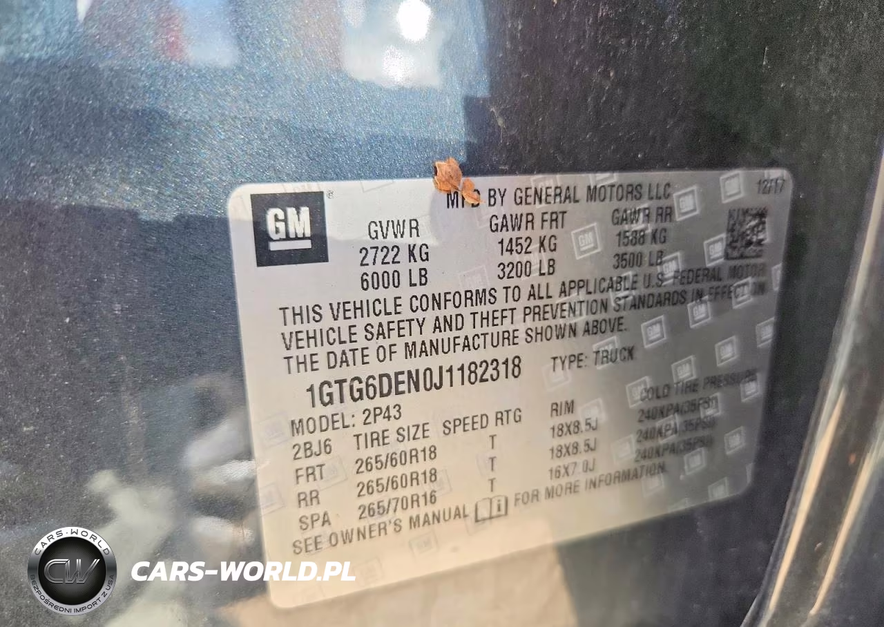 2018 GMC Canyon Slt VIN:1GTG6DEN0J1182318 - 12