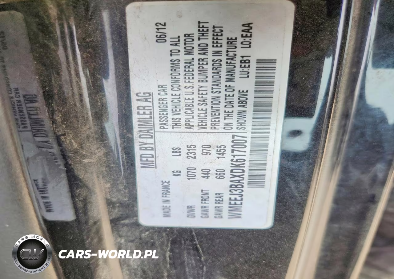 2013 Smart Fortwo Pure VIN:WMEEJ3BAXDK617007 - 13