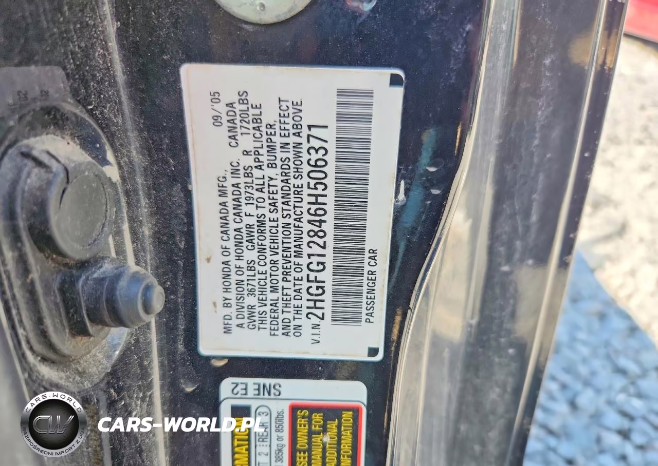 2006 Honda Civic Ex VIN:2HGFG12846H506371 - 12