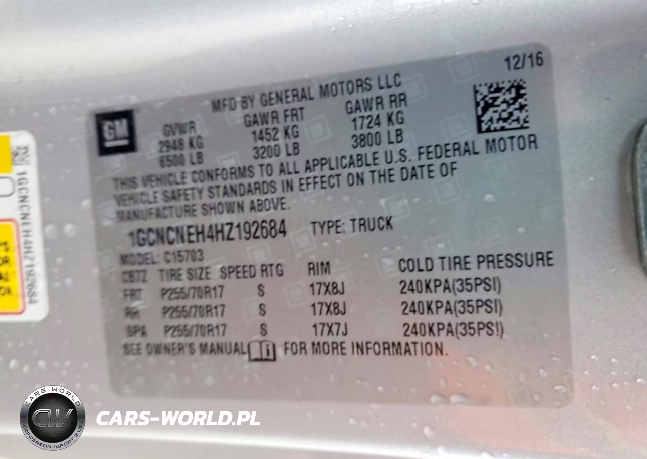 2017 Chevrolet Silverado C1500 VIN:1GCNCNEH4HZ192684 - 12