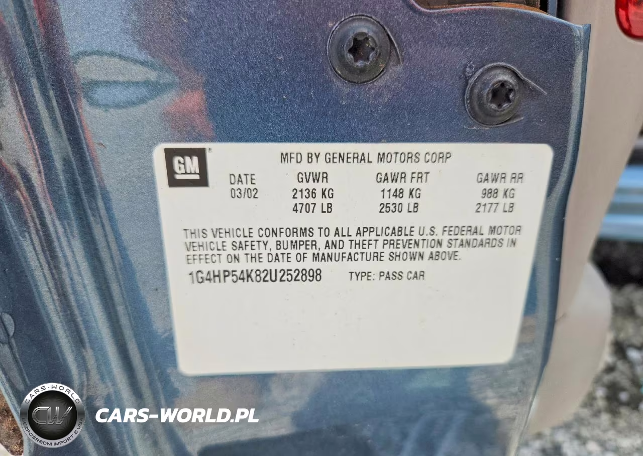 2002 Buick Lesabre Custom VIN:1G4HP54K82U252898 - 12