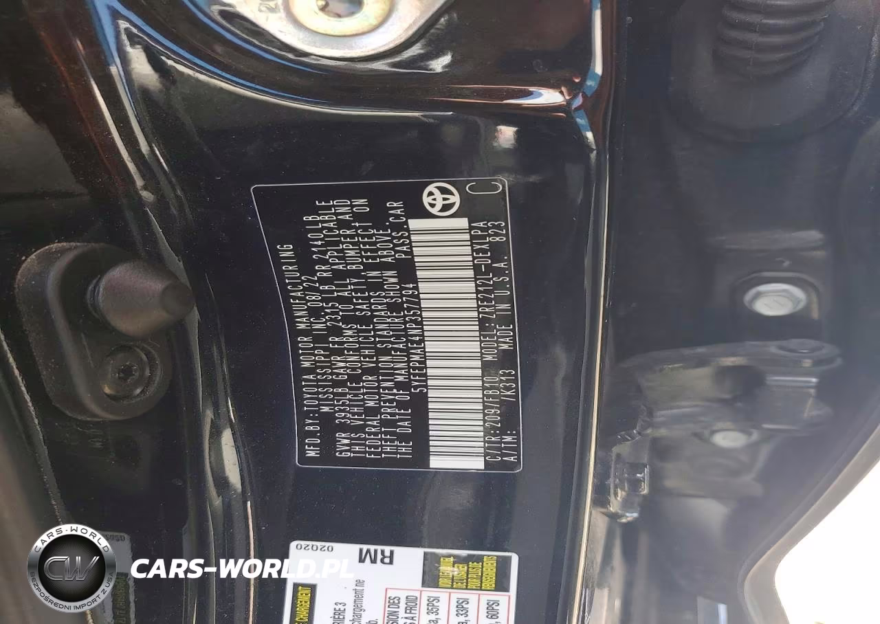 2022 Toyota Corolla Le VIN:5YFEPMAE4NP357794 - 13