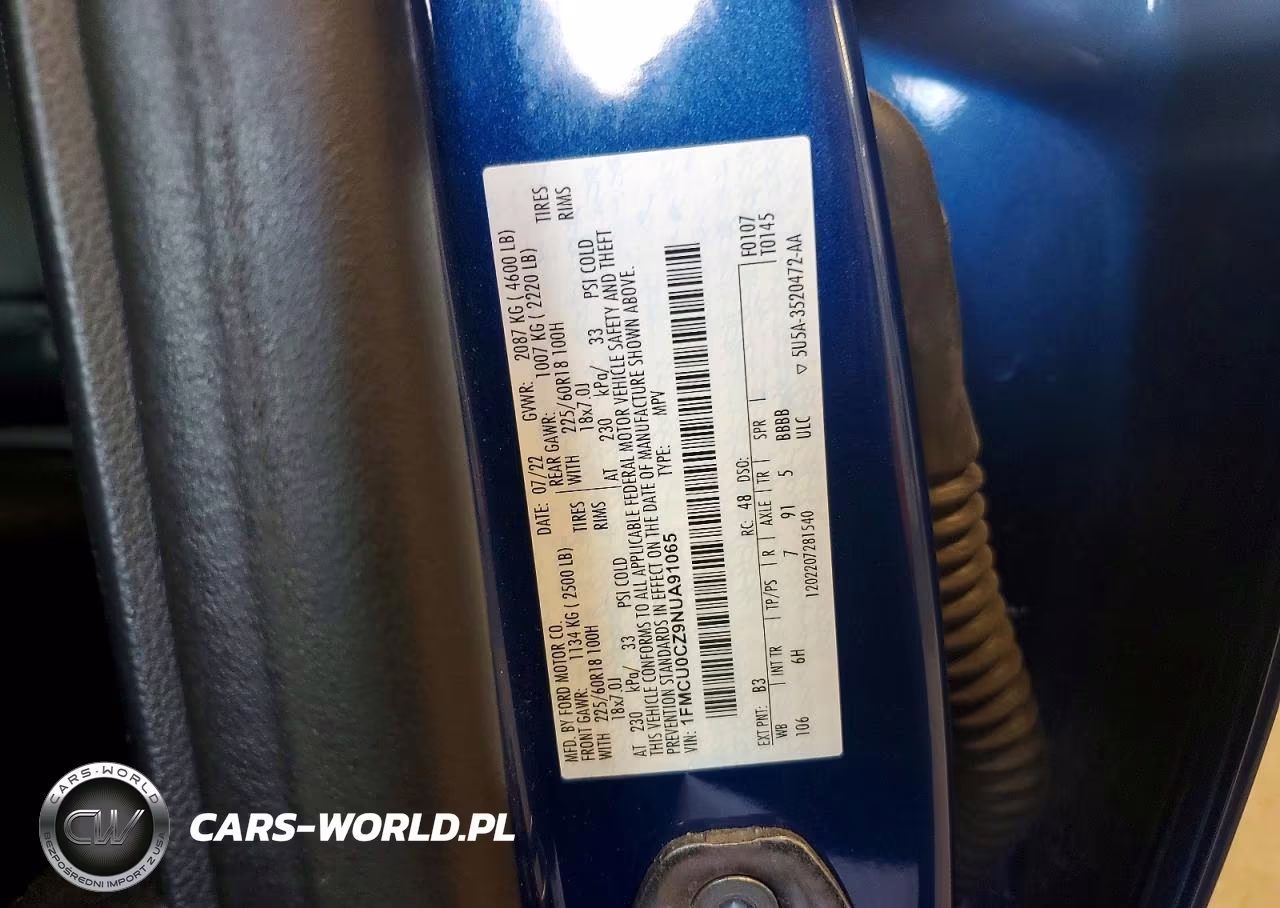 2022 Ford Escape Sel VIN:1FMCU0CZ9NUA91065 - 14