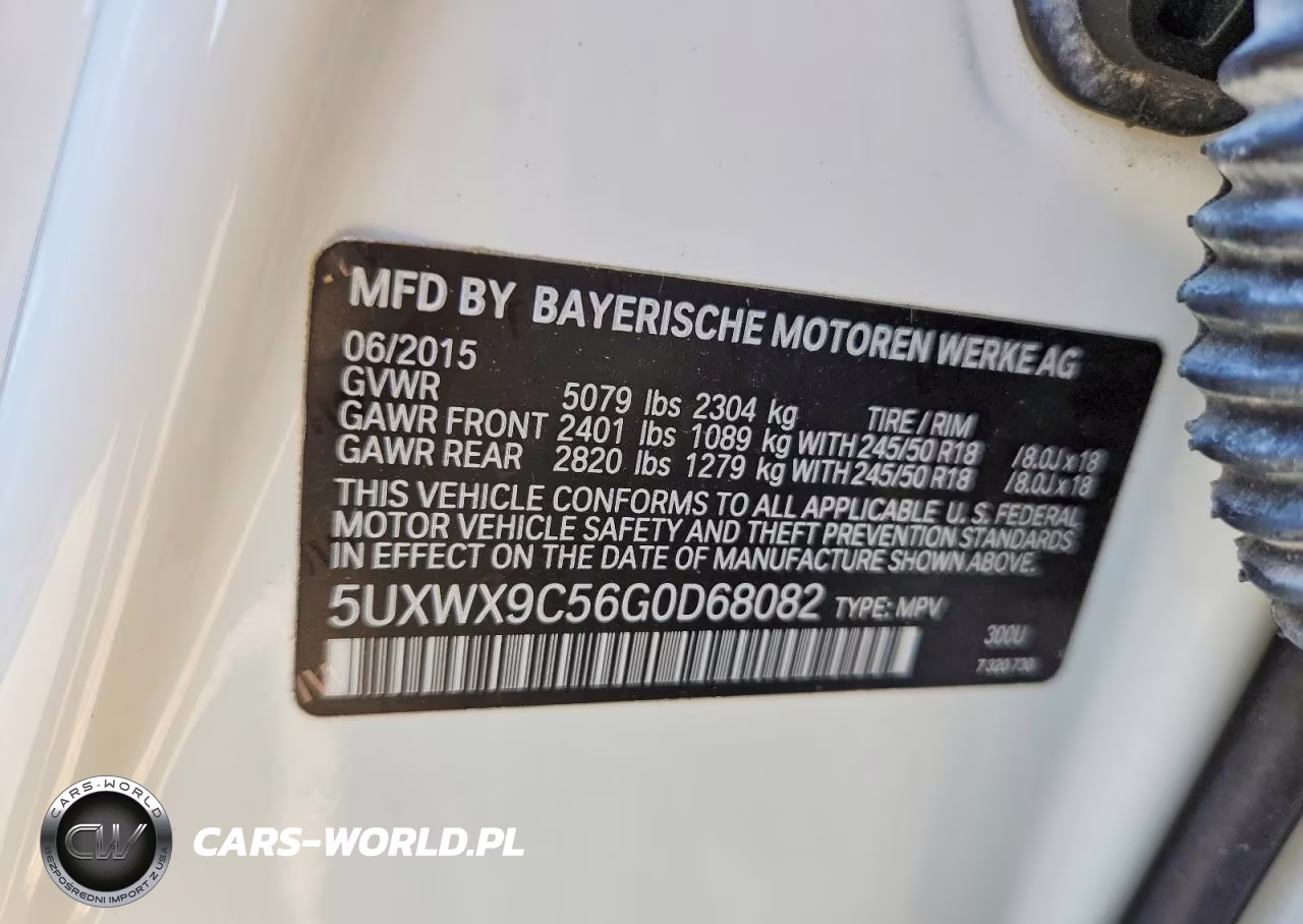 2016 BMW X3 xDrive28I VIN:5UXWX9C56G0D68082 - 13