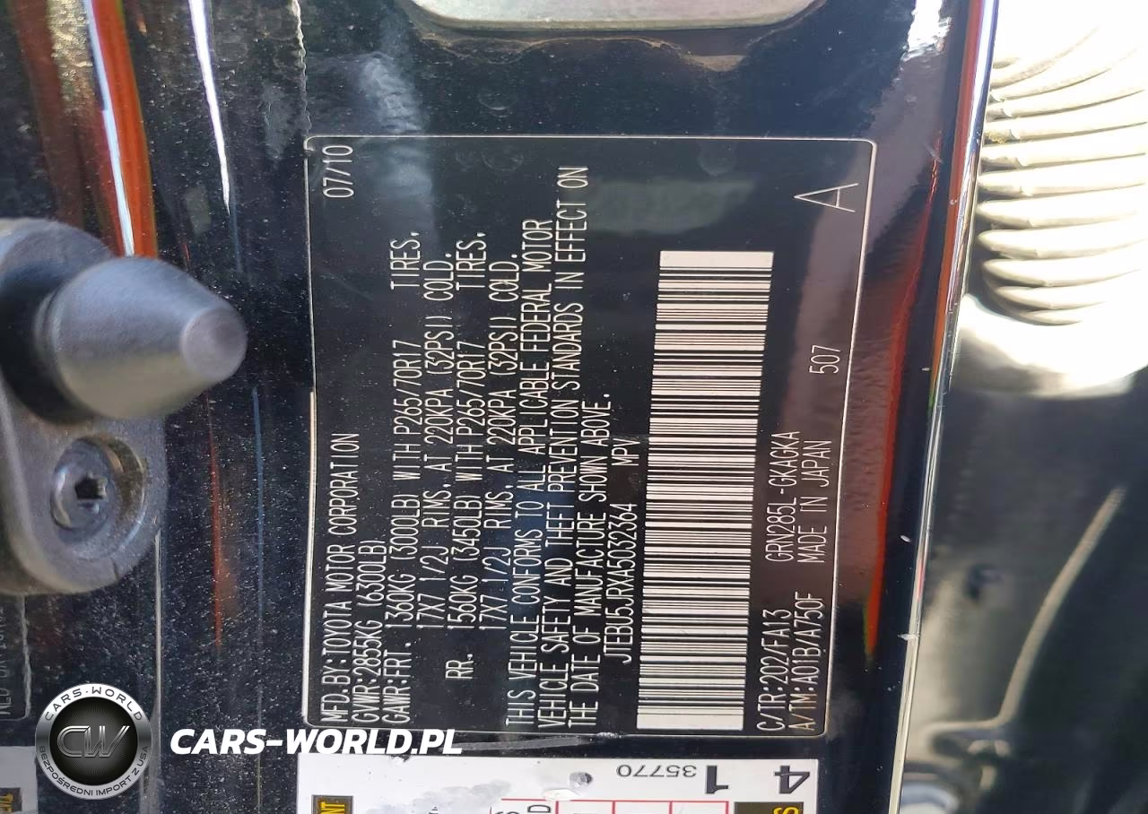 2010 Toyota 4Runner Trail VIN:JTEBU5JRXA5032364 - 12
