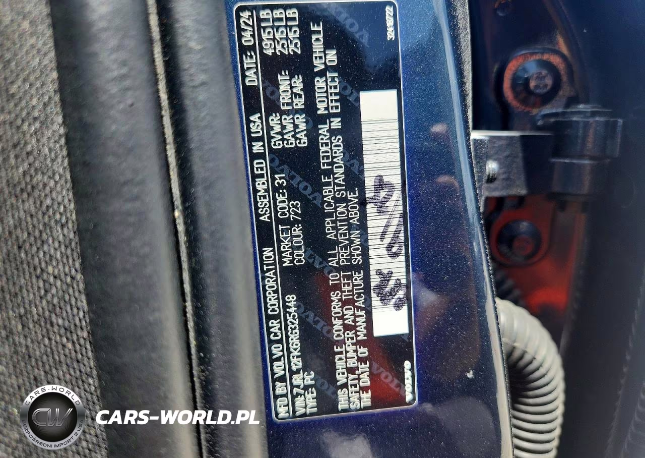 2024 Volvo S60 Core VIN:7JRL12FK6RG325448 - 13