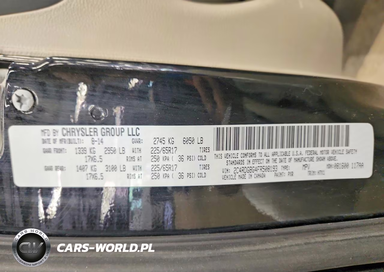 2015 Dodge Grand Caravan VIN:2C4RDGBG4FR508193 - 13