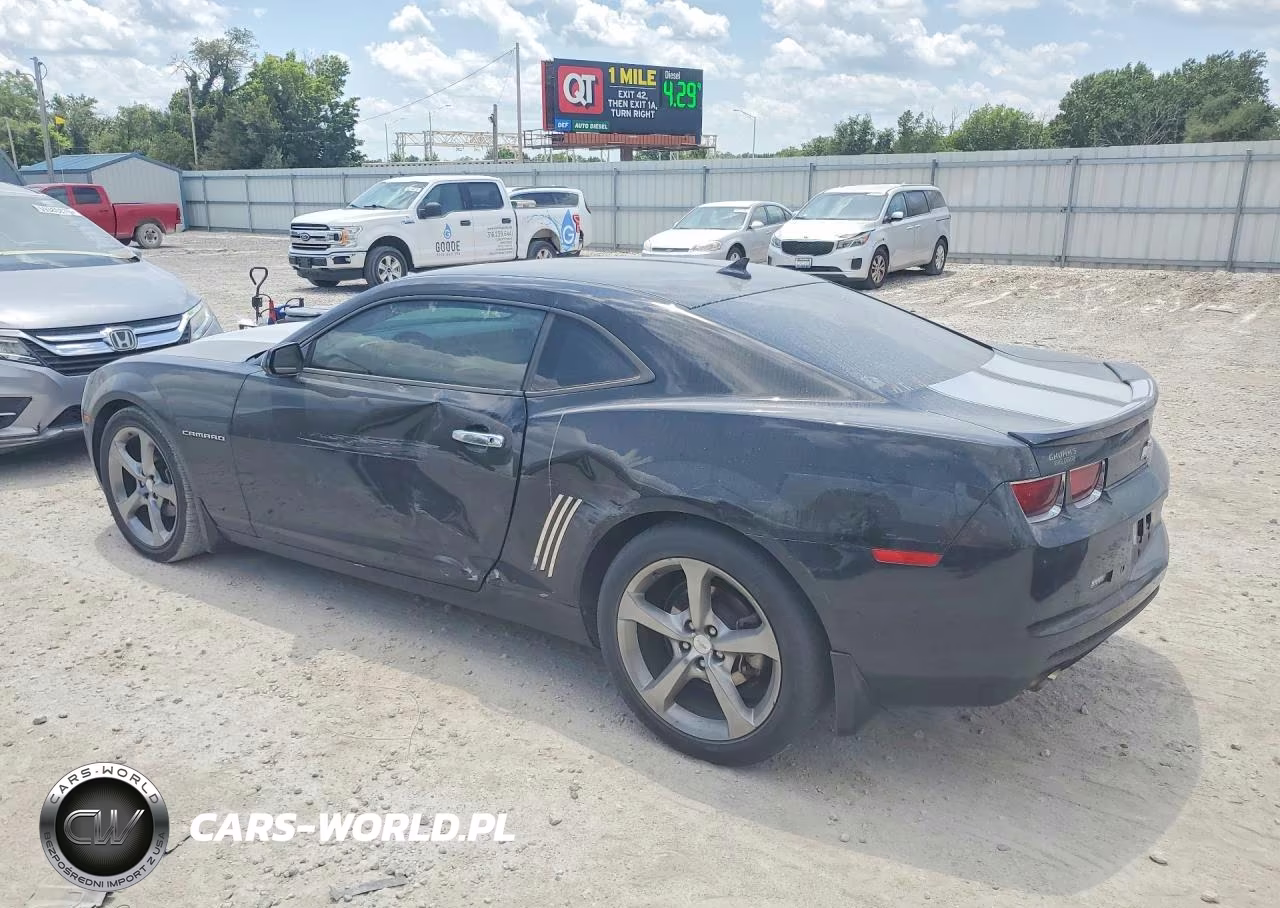 2013 Chevrolet Camaro Lt VIN:2G1FC1E31D9158071 - 2