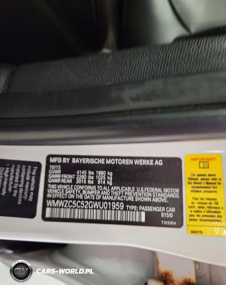 2016 Mini Cooper S Countryman VIN:WMWZC5C52GWU01959 - 12