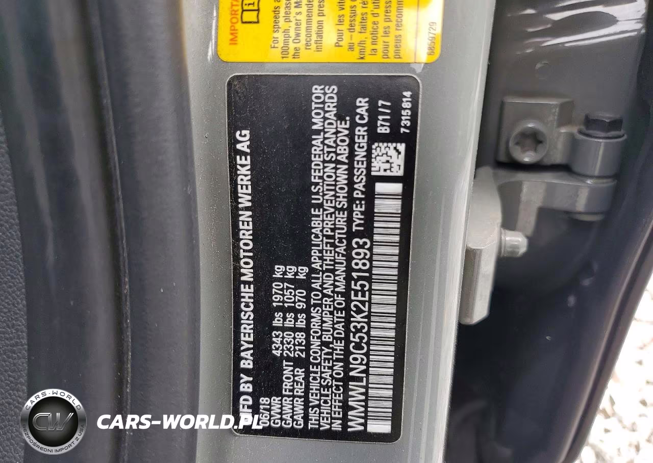 2019 Mini Cooper S Clubman VIN:WMWLN9C53K2E51893 - 12