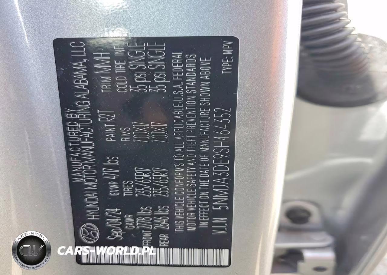 2025 Hyundai Tucson Se VIN:5NMJA3DE9SH464352 - 14