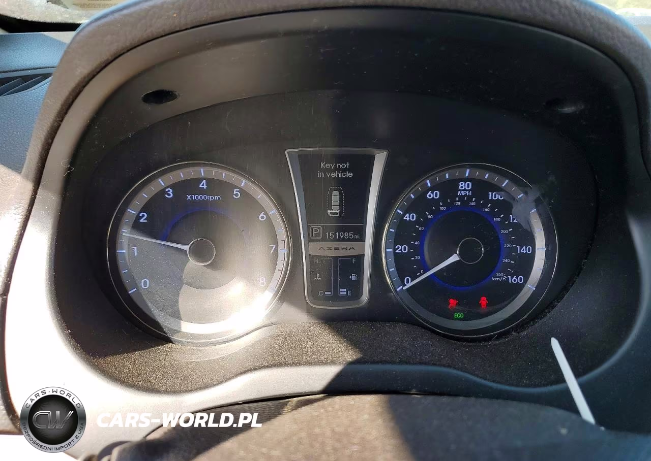 2013 Hyundai Azera Base VIN:KMHFH4JG4DA255977 - 9