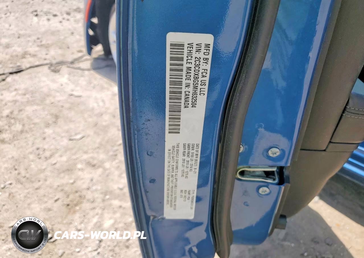 2021 Dodge Charger Sxt VIN:2C3CDXBG5MH632504 - 12