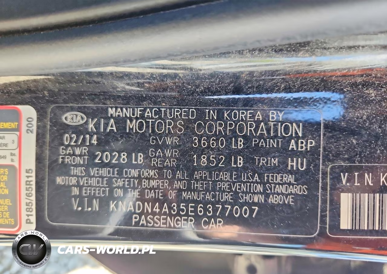 2014 Kia Rio Ex VIN:KNADN4A35E6377007 - 12