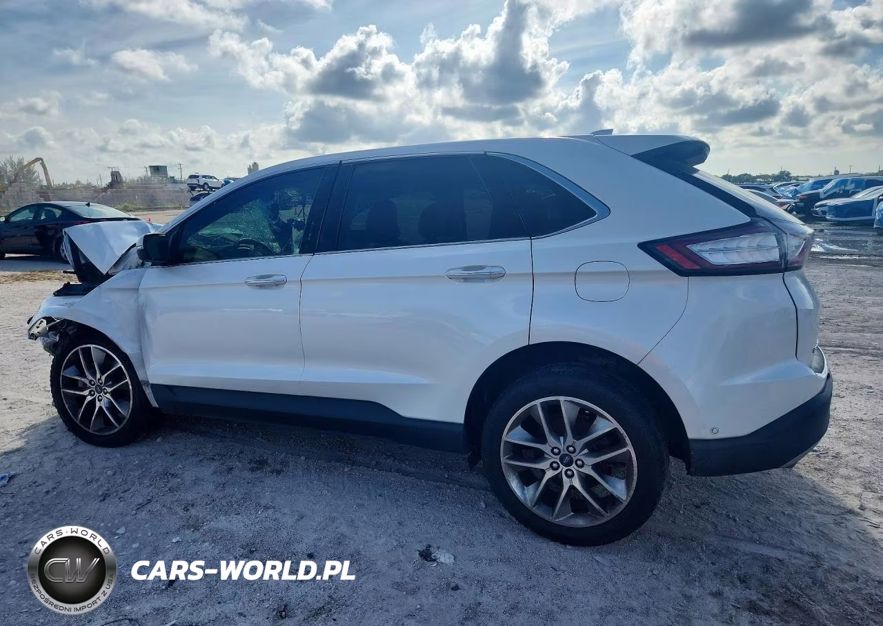 2015 Ford Edge Titanium VIN:2FMPK3K85FBB25222 - 2