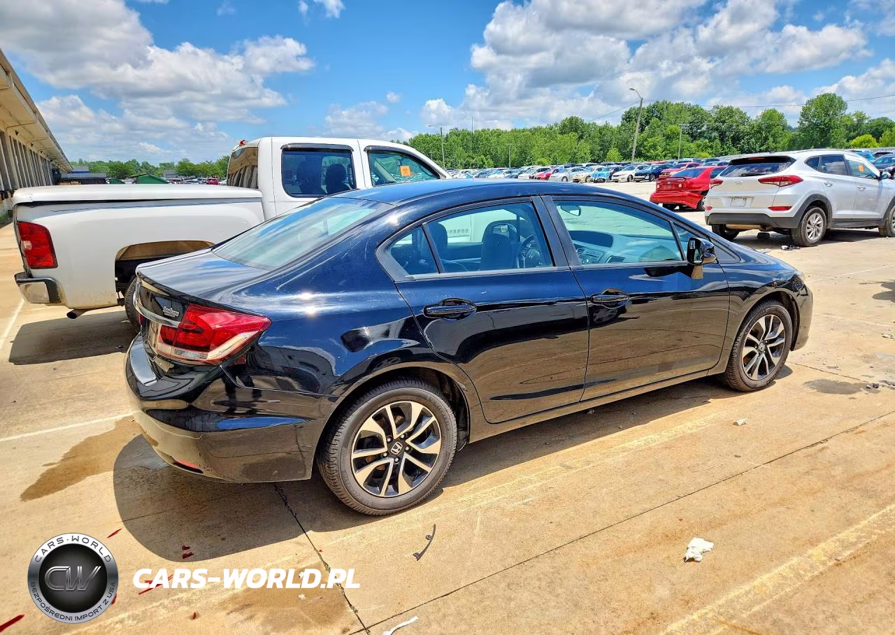 2013 Honda Civic Exl VIN:19XFB2F94DE070605 - 3