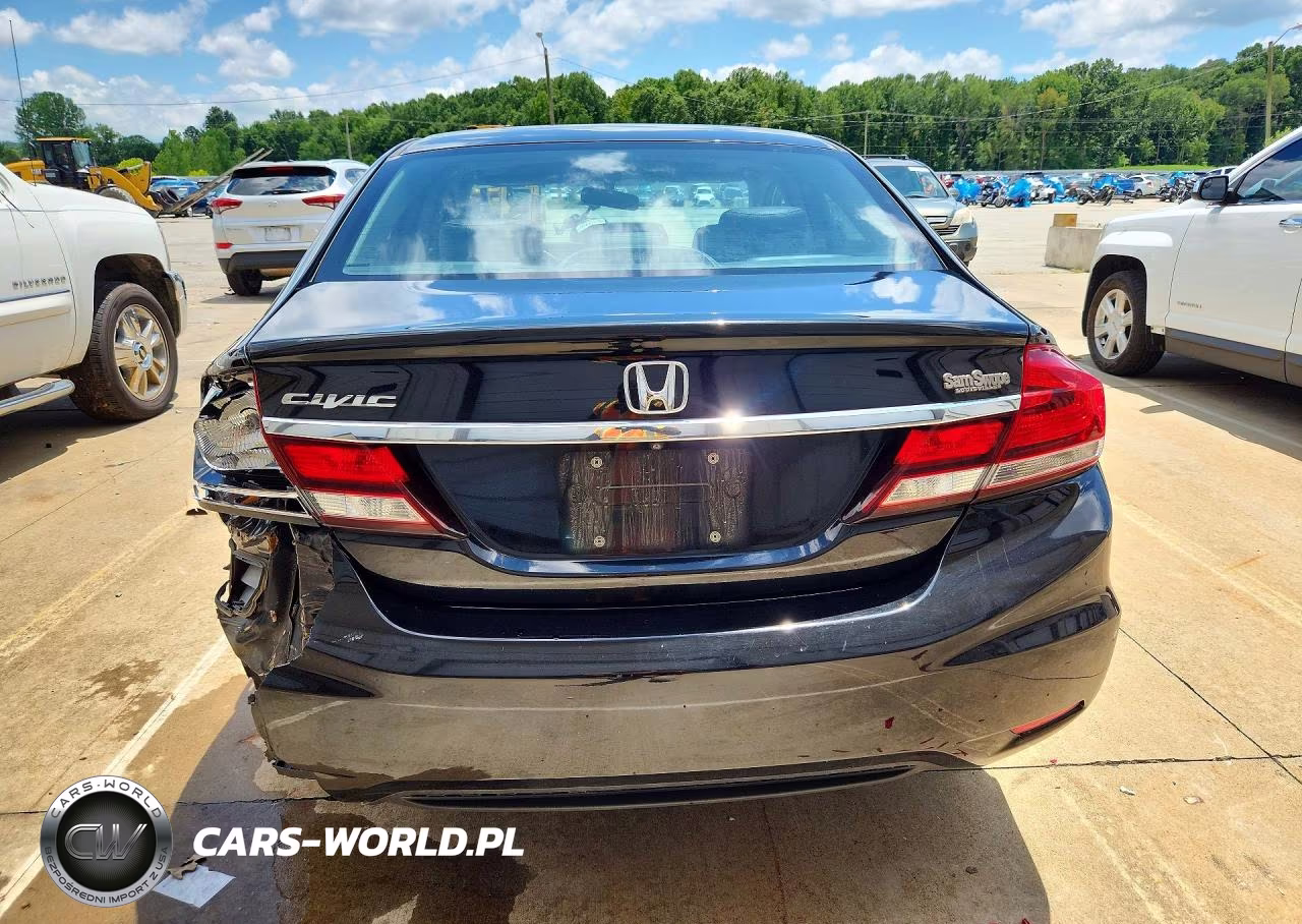 2013 Honda Civic Exl VIN:19XFB2F94DE070605 - 6
