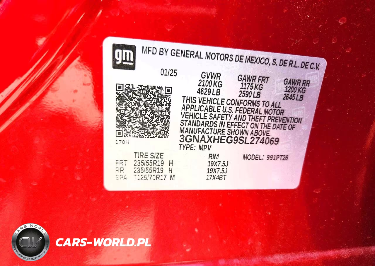 2025 Chevrolet Equinox Lt VIN:3GNAXHEG9SL274069 - 13