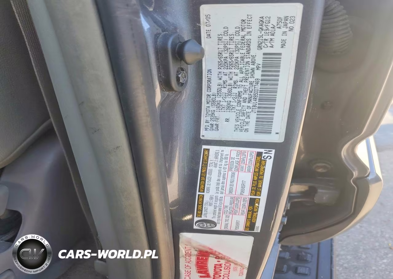 2005 Toyota 4Runner Sr5 VIN:JTEBU14R850077469 - 13