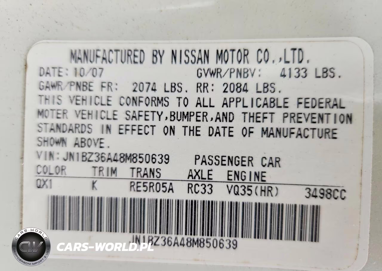2008 Nissan 350Z Roadster VIN:JN1BZ36A48M850639 - 12