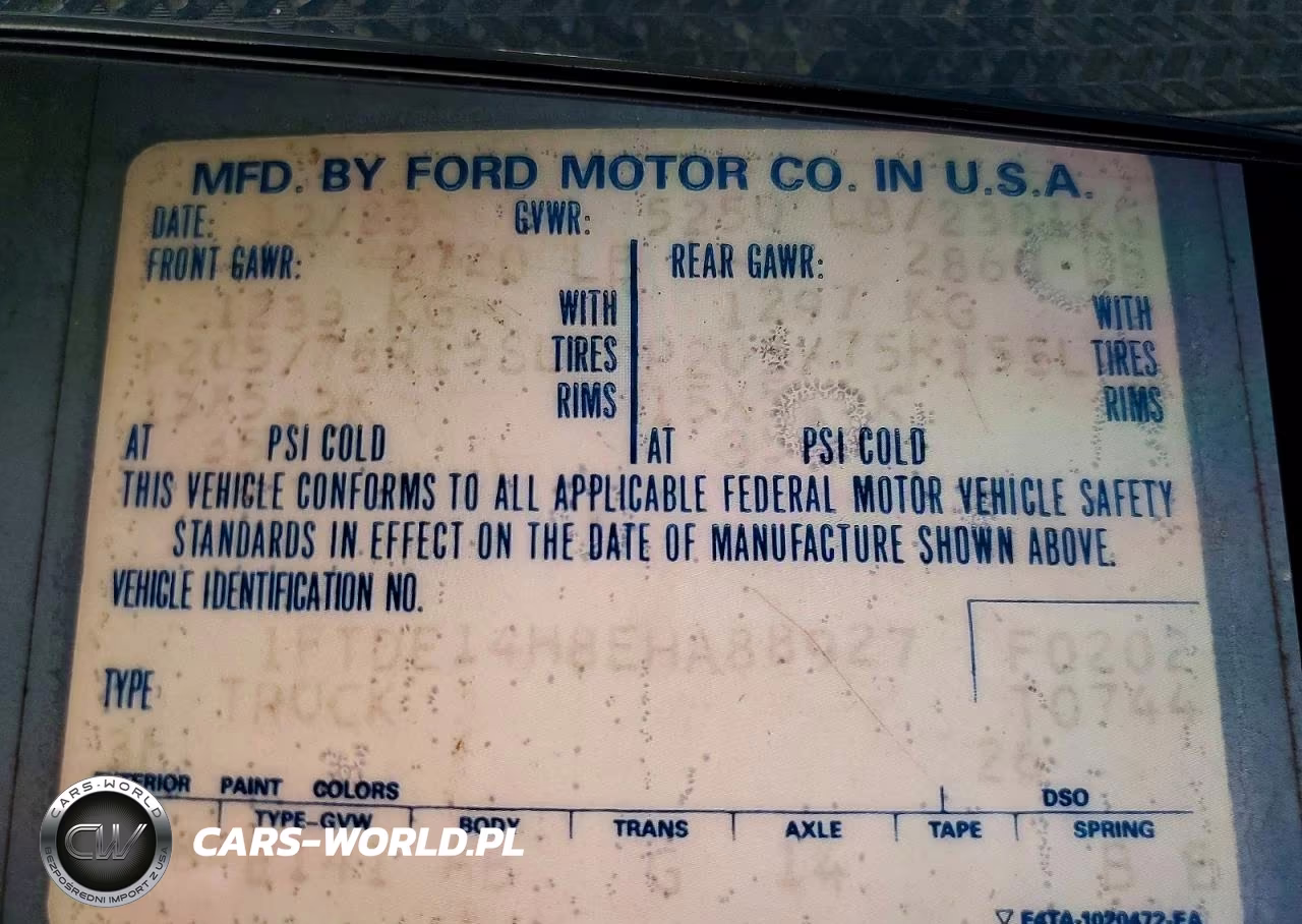 1984 Ford Econoline E150 Van VIN:1FTDE14H8EHA88927 - 13