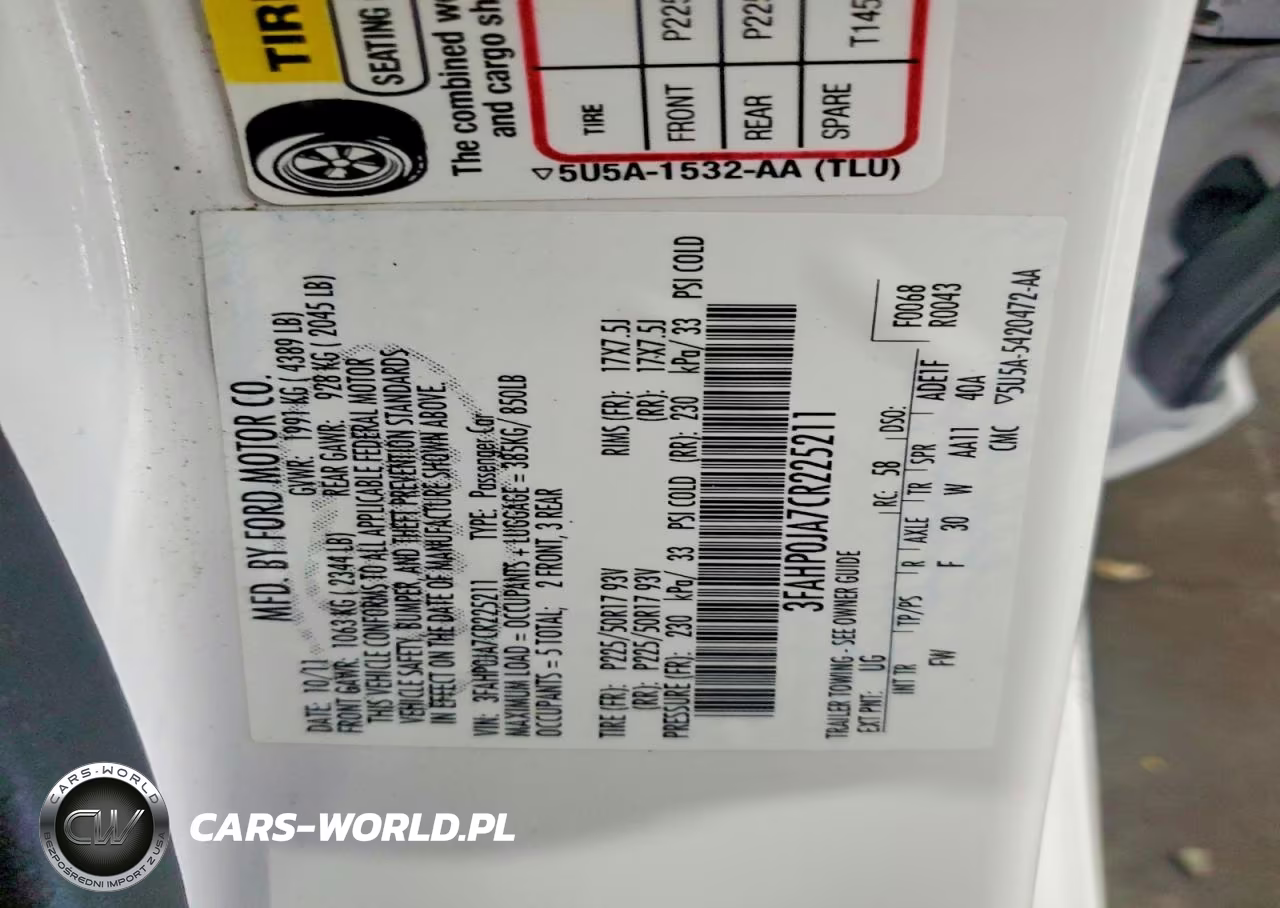 2012 Ford Fusion Sel VIN:3FAHP0JA7CR225211 - 12
