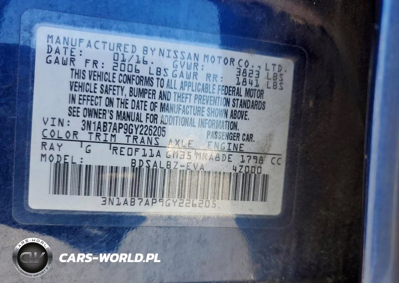 2016 Nissan Sentra S VIN:3N1AB7AP9GY226205 - 12