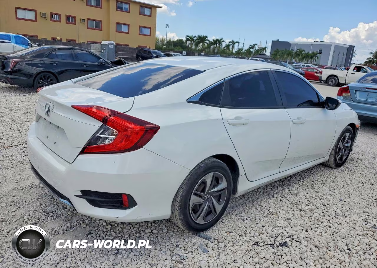 2019 Honda Civic Lx VIN:19XFC2F69KE042766 - 3