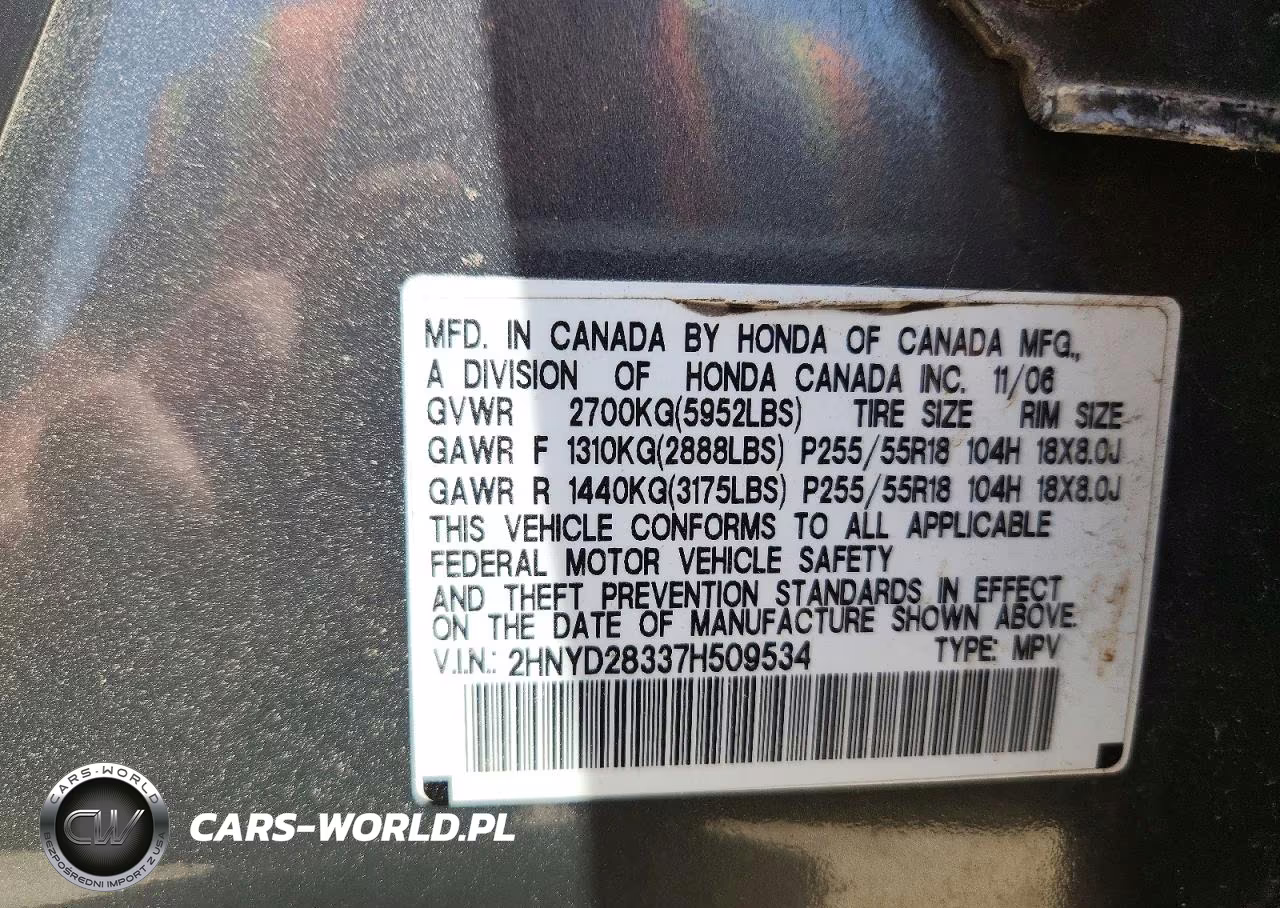 2007 Acura Mdx Technology VIN:2HNYD28337H509534 - 12