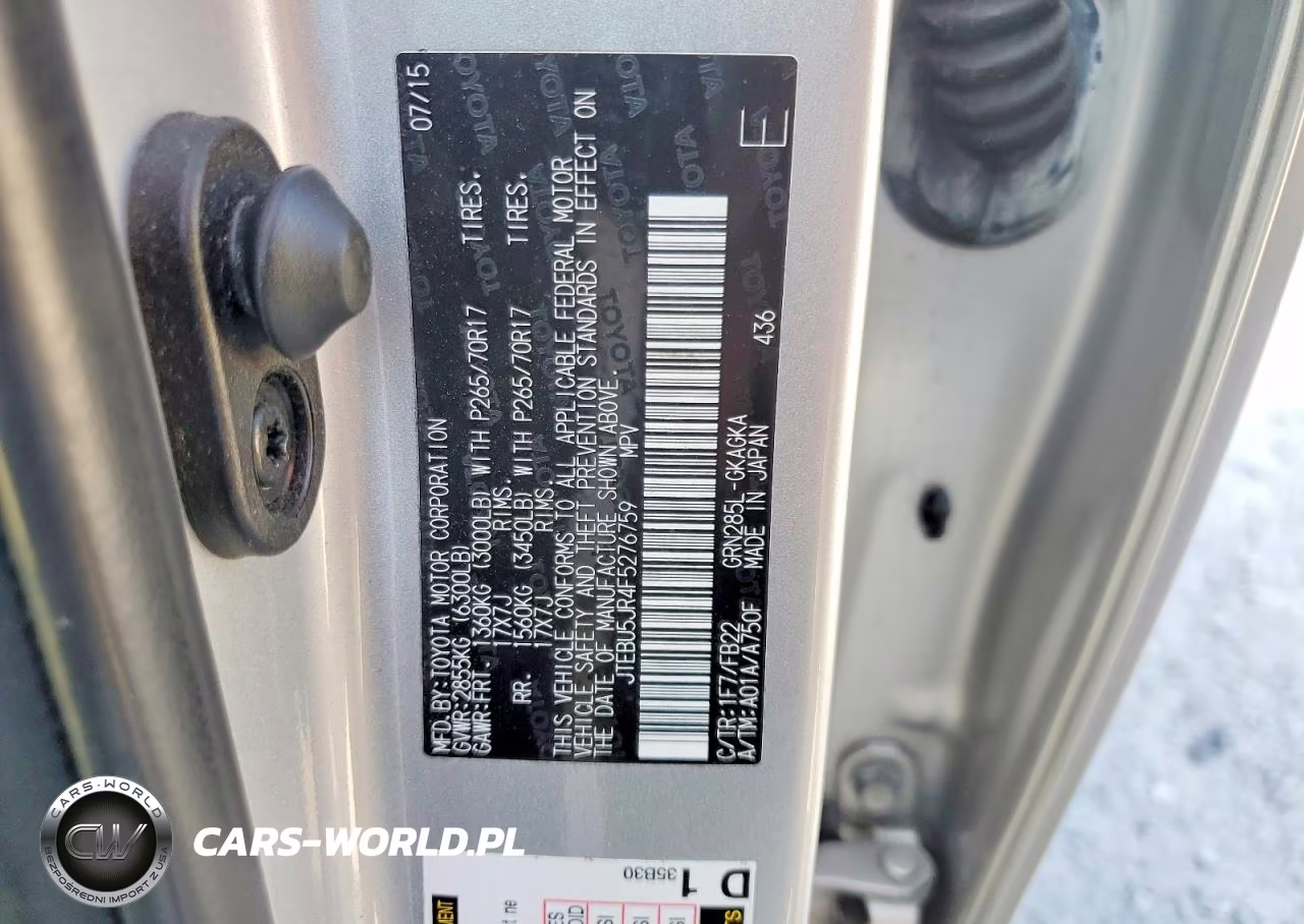 2015 Toyota 4Runner Sr5 VIN:JTEBU5JR4F5276759 - 13