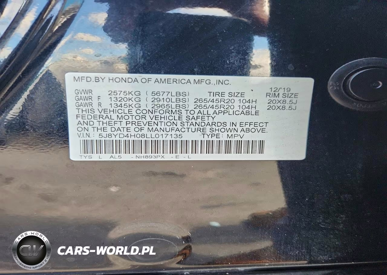 2020 Acura Mdx A-Spec VIN:5J8YD4H08LL017135 - 13